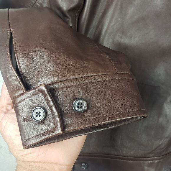 Polo Ralph Lauren Vintage Butter Soft Genuine Leather Jacket XL - Picture 6 of 16
